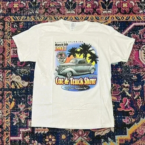 Naples Florida Cars & Truck Show 2017 T-Shirt Size Large - Picture 1 of 2